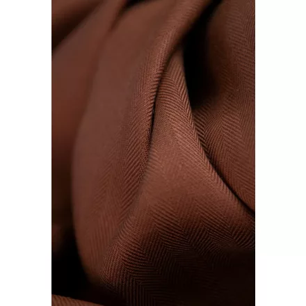 Tencel-len halszálkás.csokoládébarna