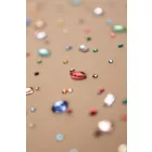 Tüll-luxory.testszínű színes kristály