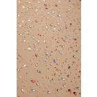 Tüll-luxory.testszínű színes kristály