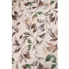 Dekorvászon-leveles.barna