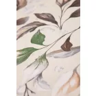 Dekorvászon-leveles.barna