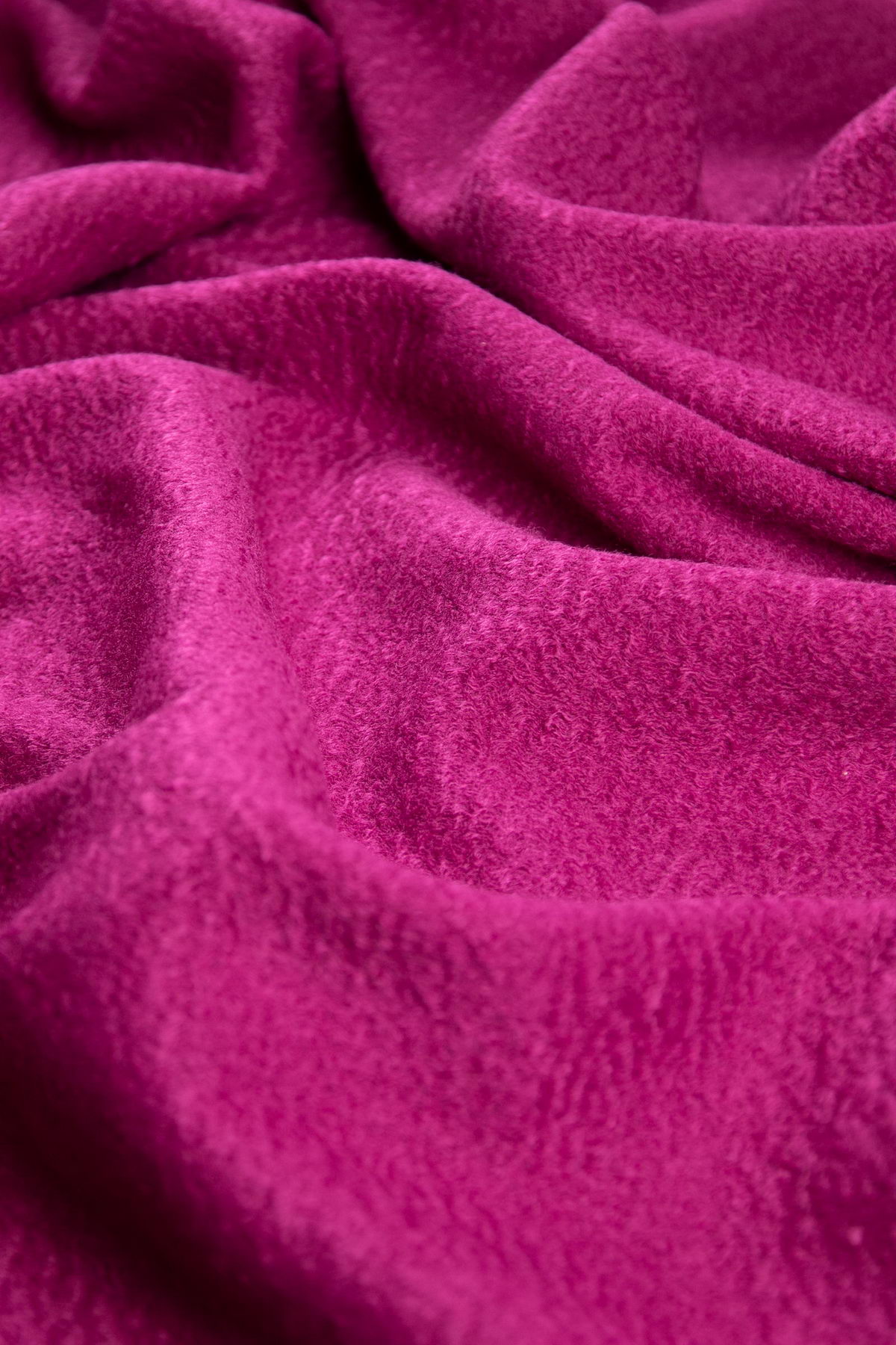 Fuxia buklé kabátszövet