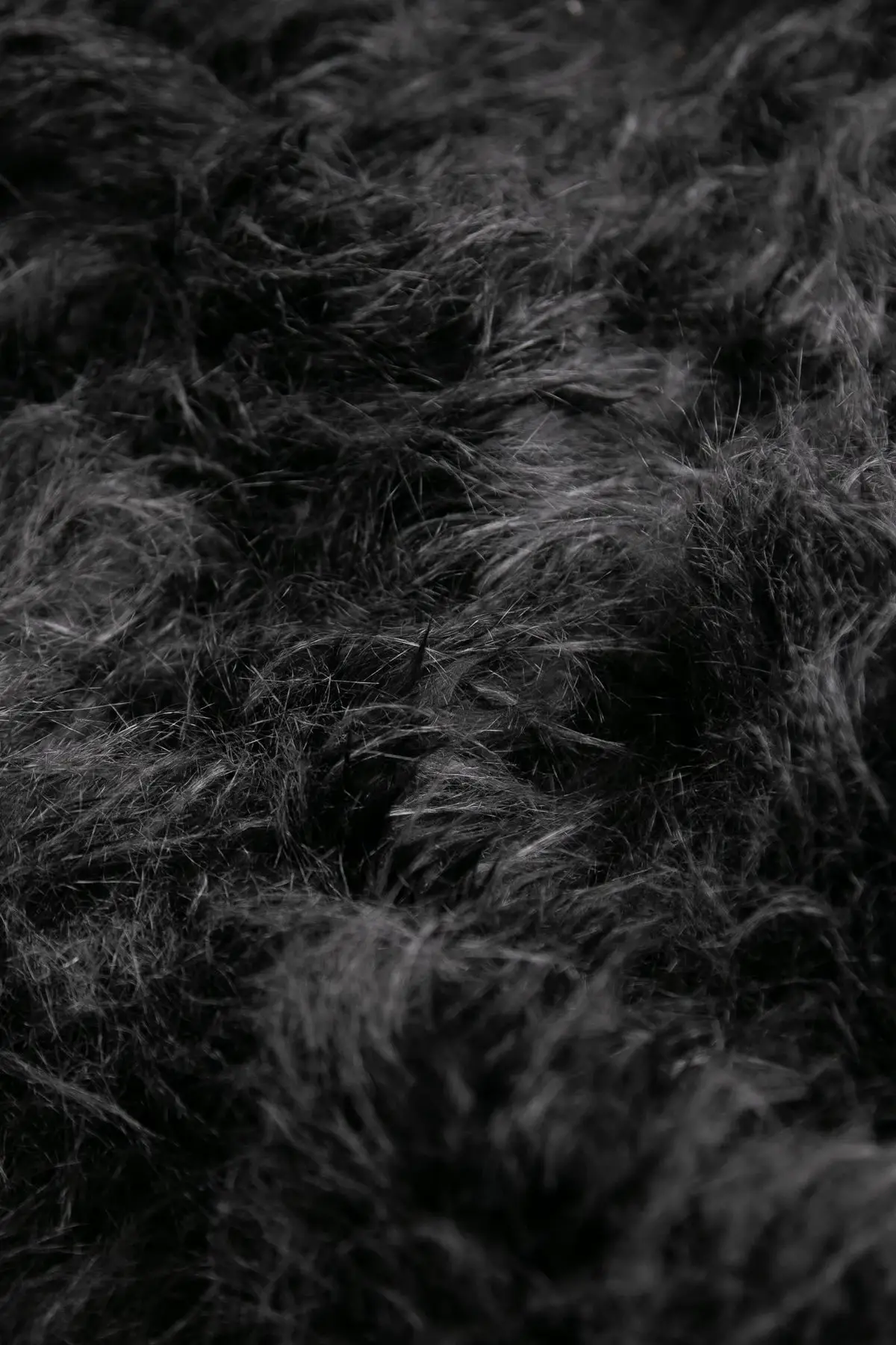 Műszőrme Meli – fekete 