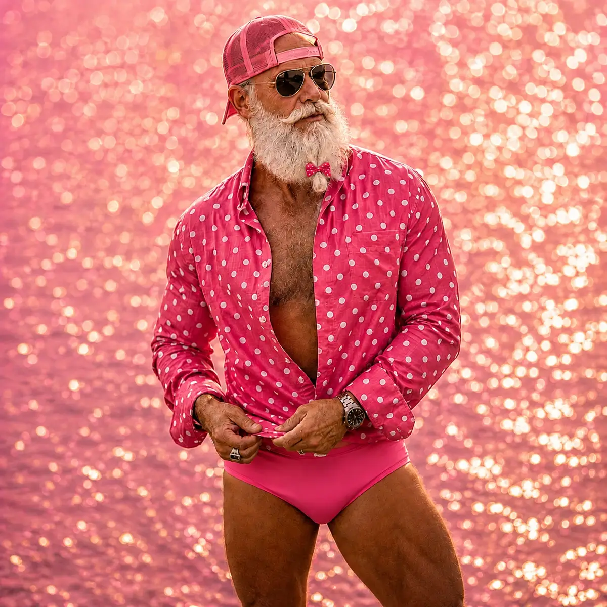  Pamutvászon pöttyös pink/fehér